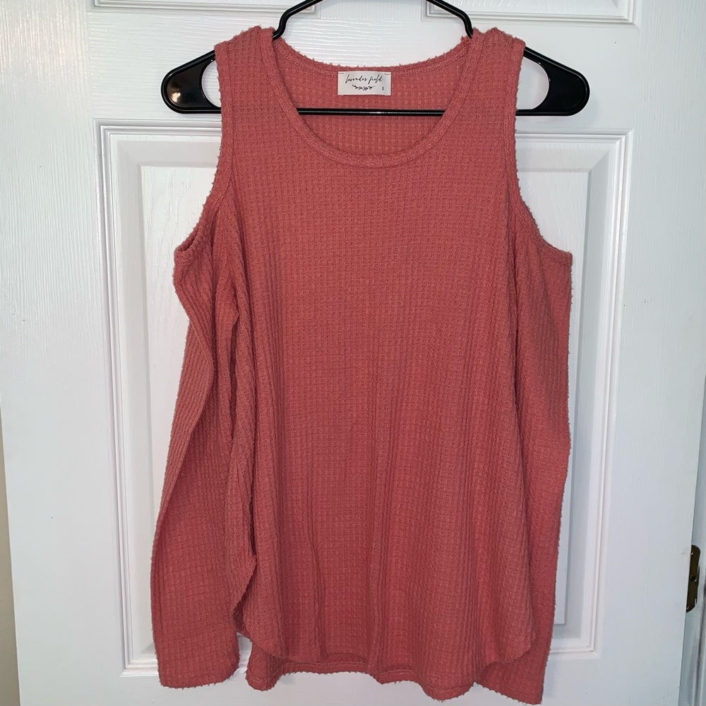 Lavender Field Pink Long Sleeve Shirt - Small